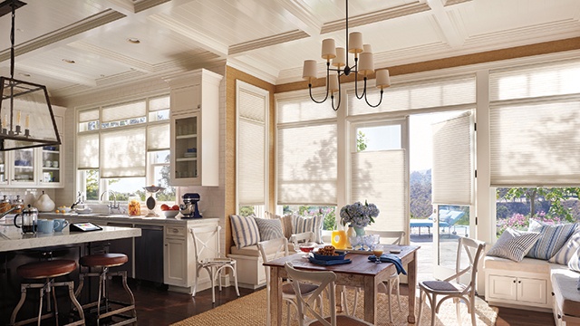 Kitchen with Window Shades