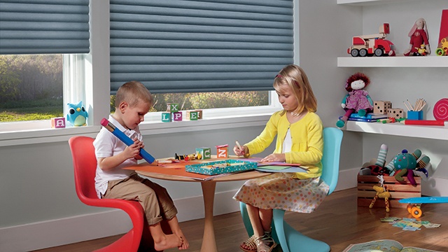 Kids Room with Window Shades