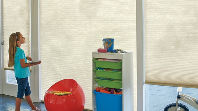 Kids Room with Window Shades